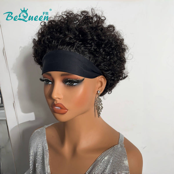 BeQueen Perruque “Ursula” Pixie à bandeau Curly