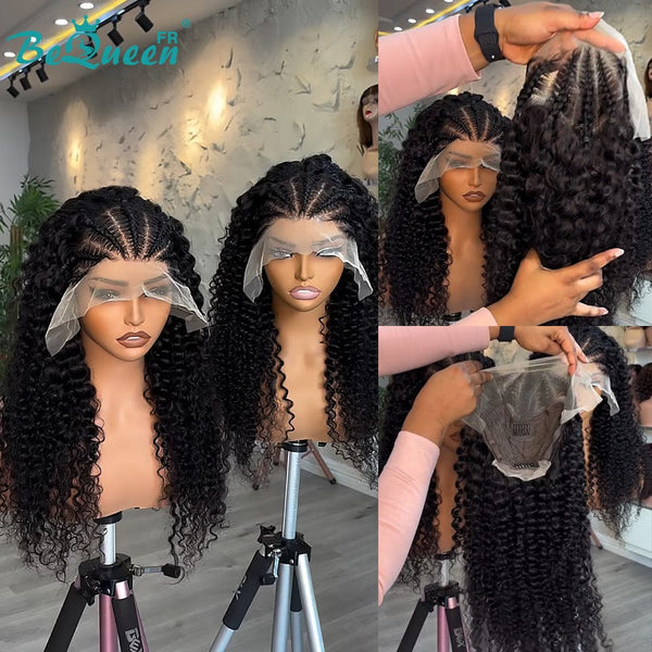 BeQueen Wig "Antra" in Closure Body wave Brown 