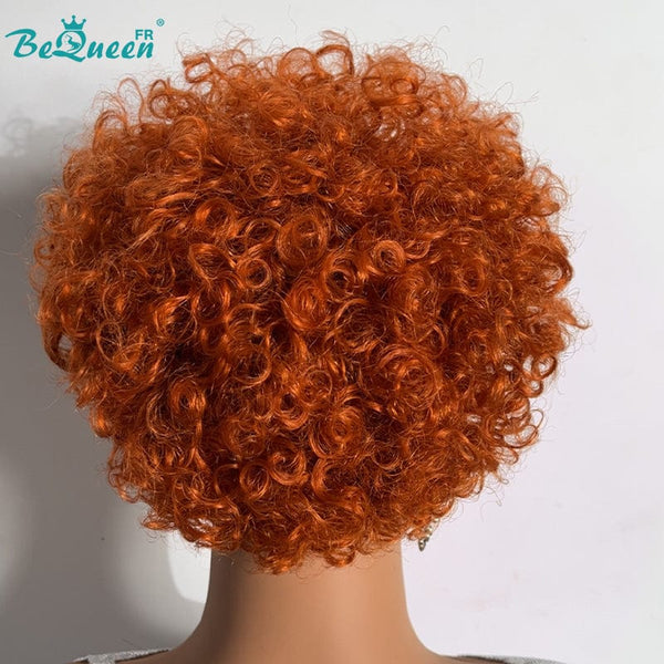 BeQueen Curly Headband Pixie Wig