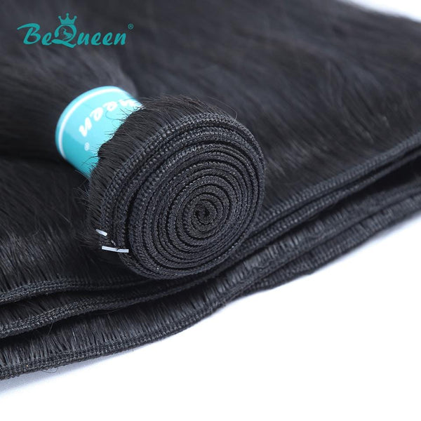 
BeQueen Packs of Weaving Hair Straight Malaysian 100% Virgin Hair 10A