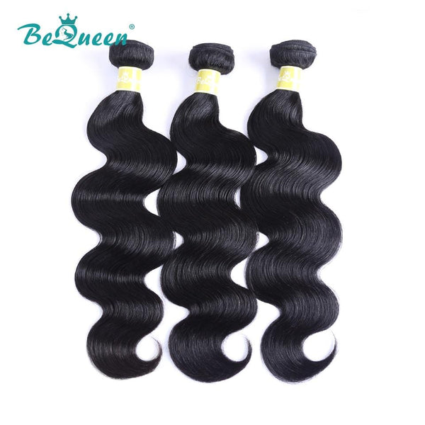 BeQueen Body Wave Weave Bundles Peruanisches Haar 100 % reines Haar 12A