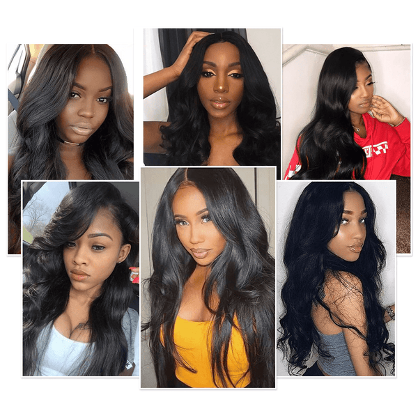 BeQueen Body Wave Weave Bundles Peruanisches Haar 100 % reines Haar 12A