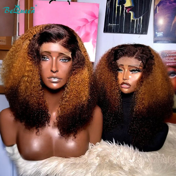 BeQueen "Ambre" Perruque Bob 16 pouces avec Lace Closure 4x4