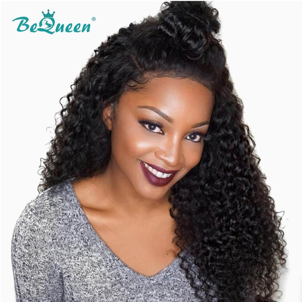 BeQueen „Ellie“ Kinky Curly Deep Curly 360 Lace Perücke 