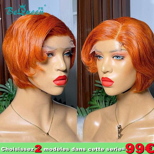 BeQueen 99€ = 2 wigs "Jacqueline" Orange wig 