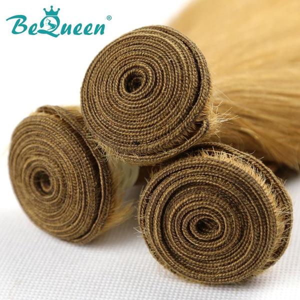 【Bequeen】10A Brazilian 100% Virgin Hair Straight Bundles Color 27# 12-26 inches Available Factory Price - Bequeen Office Store