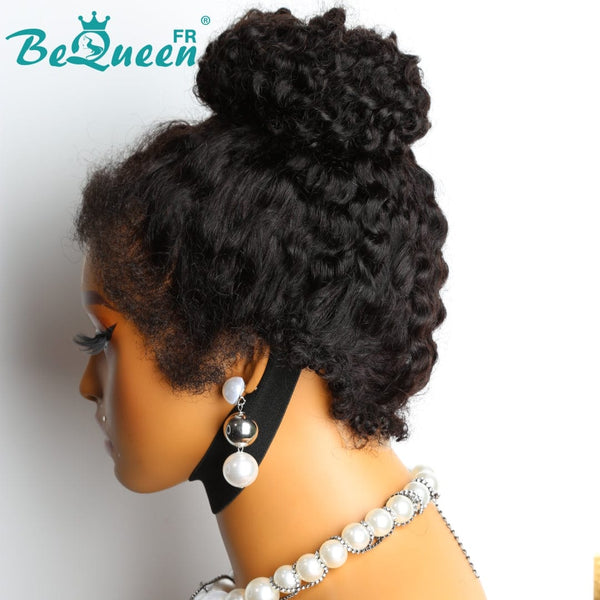 BeQueen 399€=4 Wigs "Shannelle" Bob Wig Curly Edges Curly Wave Glueless lace 13X6 