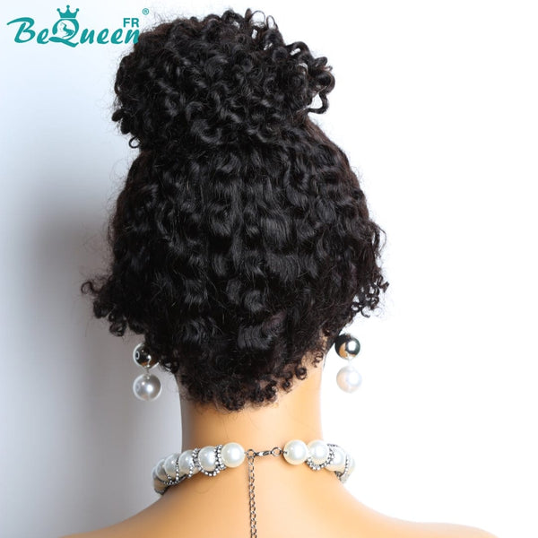 BeQueen 399€=4 Wigs "Shannelle" Bob Wig Curly Edges Curly Wave Glueless lace 13X6 