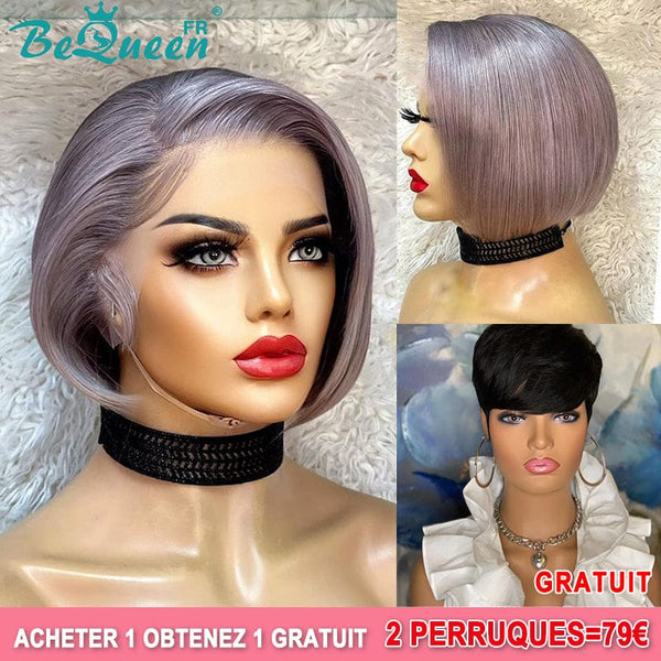 BeQueen 79€=2 wigs Gray "Amber" wig