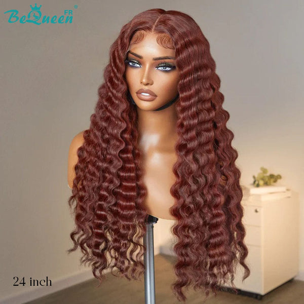 Bequeen "Joséphine" Perruque Longue Deep wave avec Lace Closure 4X4