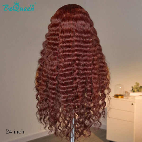 Bequeen "Joséphine" Perruque Longue Deep wave avec Lace Closure 4X4