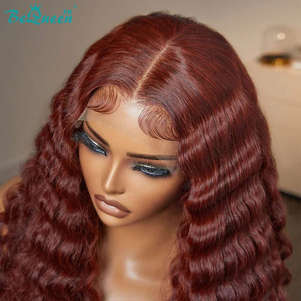 Bequeen "Joséphine" Perruque Longue Deep wave avec Lace Closure 4X4