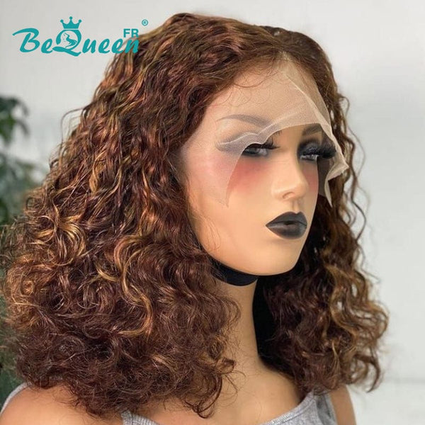 BeQueen "Kristen" Perruque Bob Deep wave avec Lace Frontale