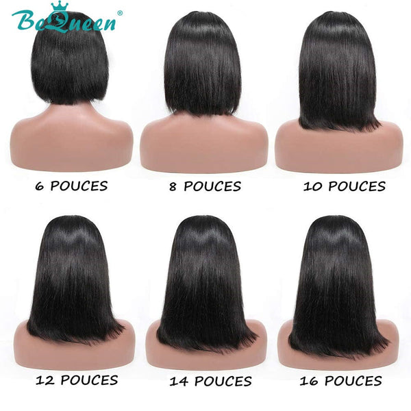 BeQueen Bob-Perücke mit vorderer Spitze, braun, blond und schwarz, VERRÜCKTLICH günstiger Preis 