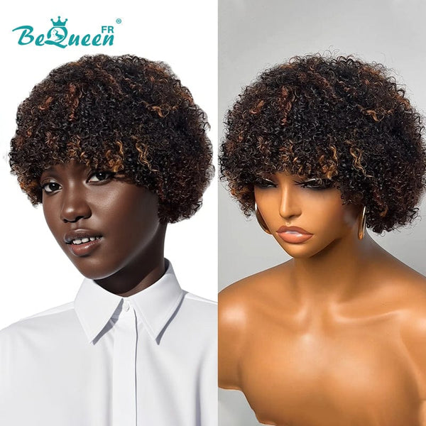 Bequeen Perruque “Bunny” Pixie Curly Cheveux courts