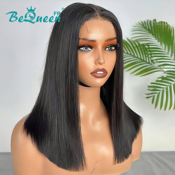 BeQueen Perruque "Mina" Lisse avec Lace Closure 4x4 Super Double Drawn Cheveux Vietnamiens 250% Densité