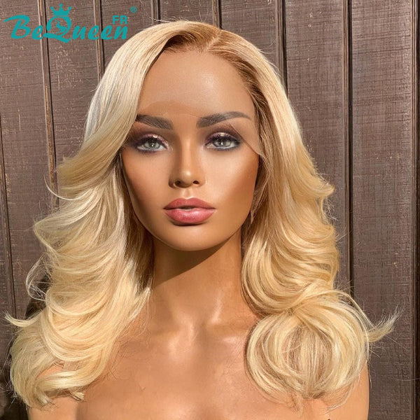 BeQueen "Elsa" Long Body Wave Blonde Wig with 360 Lace