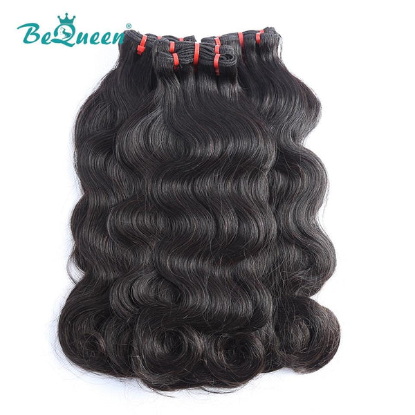 BeQueen Tissage Body Wave à Double Tirage Cheveux Fumi 100% Cheveux vierges