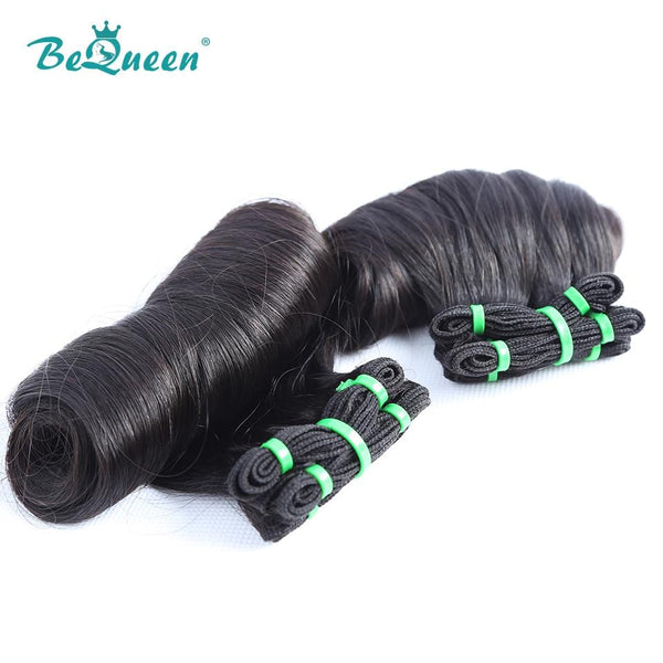 BeQueen Curly Hair Weave Egg Curl Double Drawn Fumi Hair 100% Virgin Hair