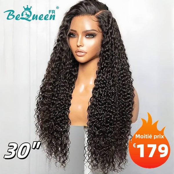 BeQueen "Alice" Perruque Longue Curly wave avec Lace Frontale 30 Pouces Moitié prix