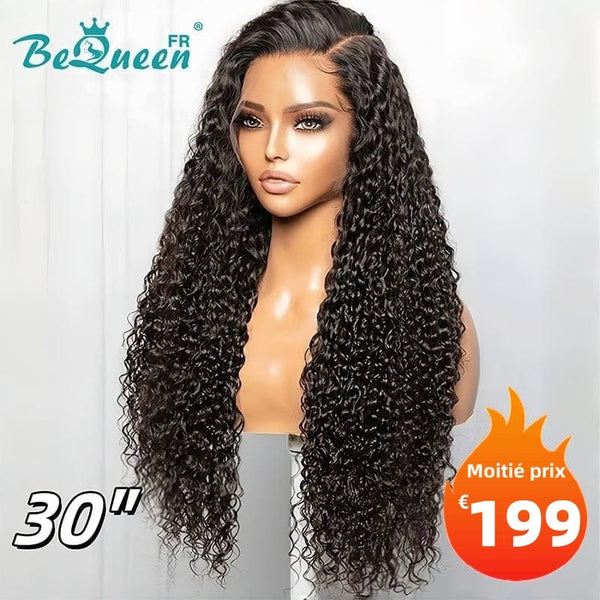 BeQueen "Alice" Perruque Longue Curly wave avec Lace Frontale 30 Pouces Moitié prix