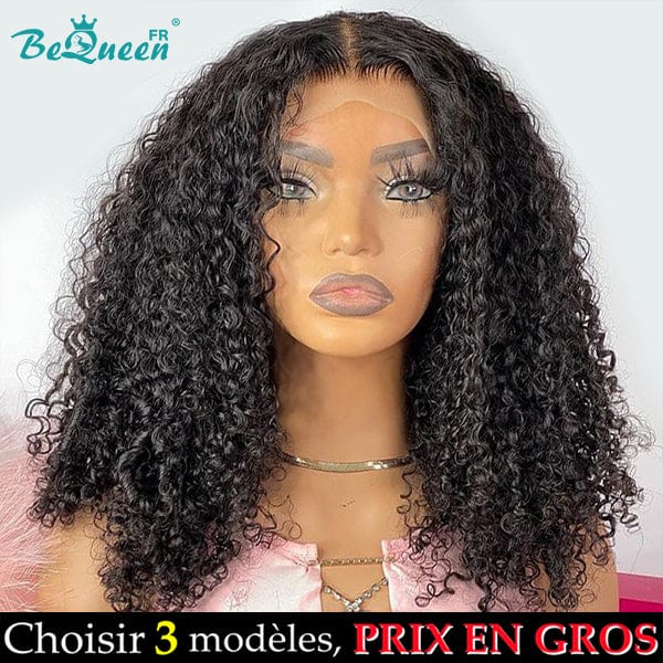 BeQueen "Alice" Perruque Longue Curly Wave avec Lace Frontale Prix En Gros