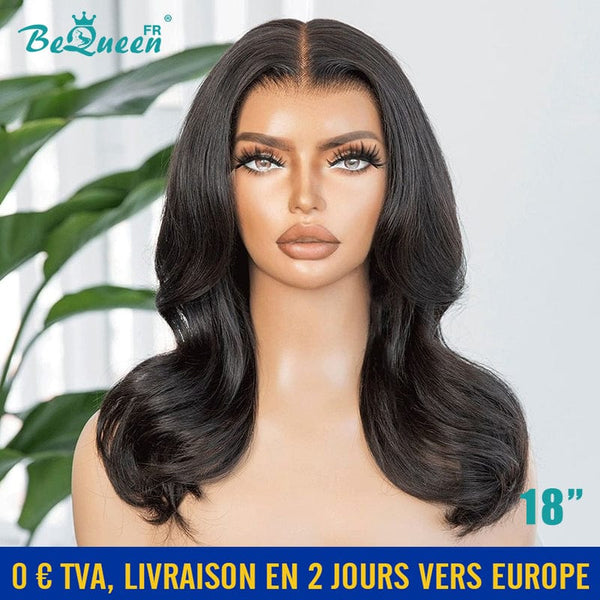 BeQueen "Dania" Perruque Longue Body Wave 18 Pouces avec Lace Frontale 13x6 SDD En France