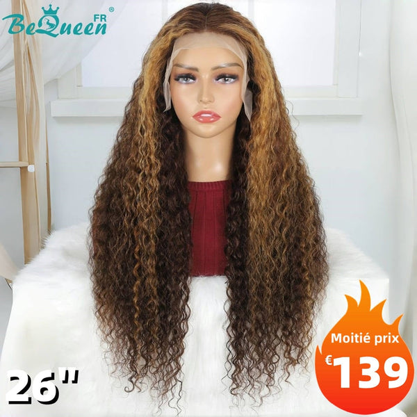 BeQueen "Alice" Long Curly Wave Wig with Lace Front