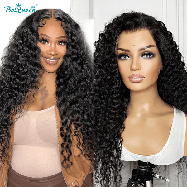 BeQueen "Jessie" Perruque Longue Deep Wave avec Lace Frontale Raw Hair