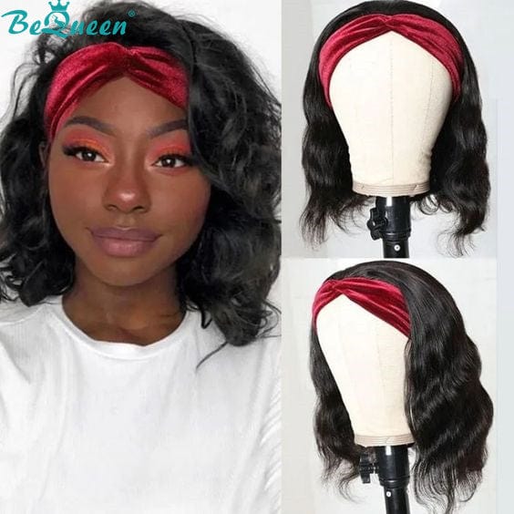 BeQueen Perruque Bob à Bandeau Body Wave