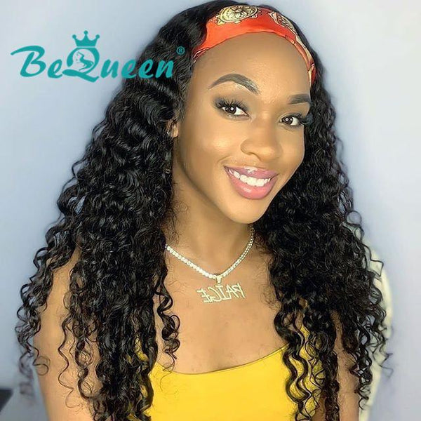 BeQueen Perruque Longue à bandeau Deep Curl