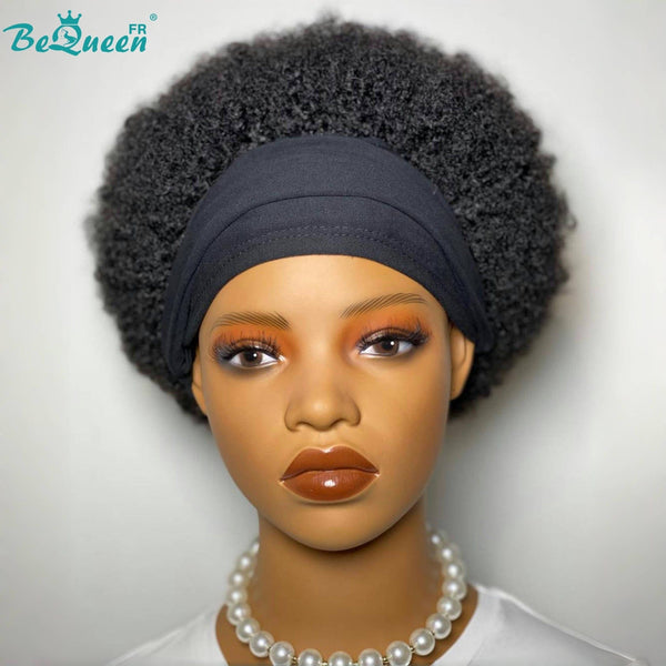 BeQueen Curly Headband Pixie Wig