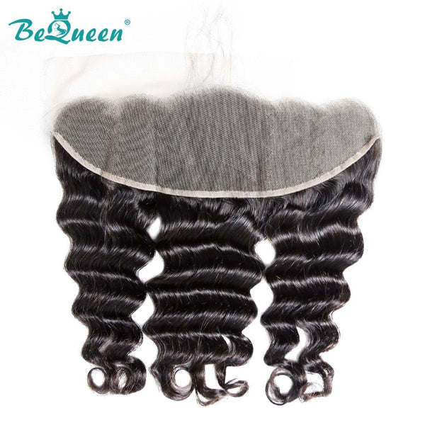 BeQueen Dentelle frontale Transparent 13x4 13x6 Natural Wave avec cheveux de Bébé