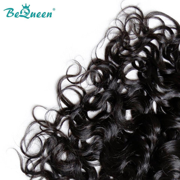 BeQueen Dentelle frontale Transparent 13x4 13x6 Water Wave avec cheveux de Bébé