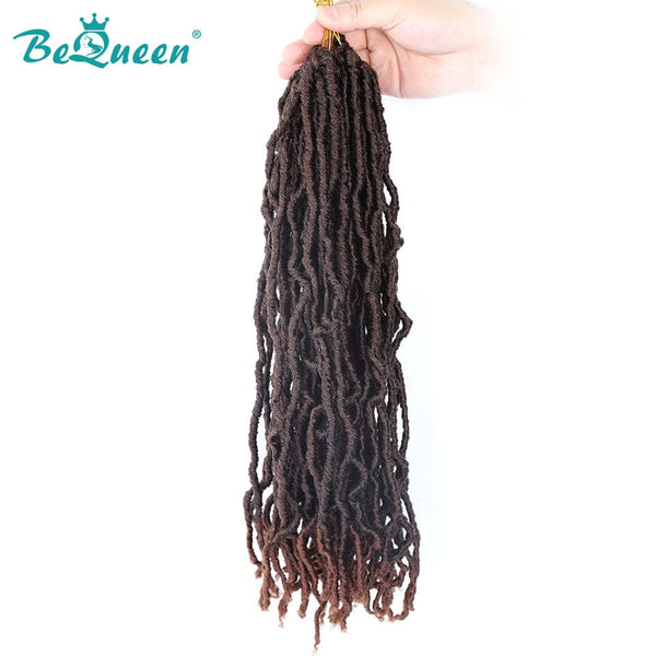 Bequeen Goddess Faux Locs par paquets de Couleur 100% Fibre synthétique Modèle Goddess