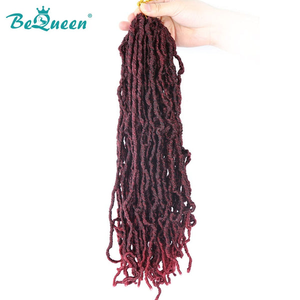 Bequeen Goddess Faux Locs par paquets de Couleur 100% Fibre synthétique Modèle Goddess