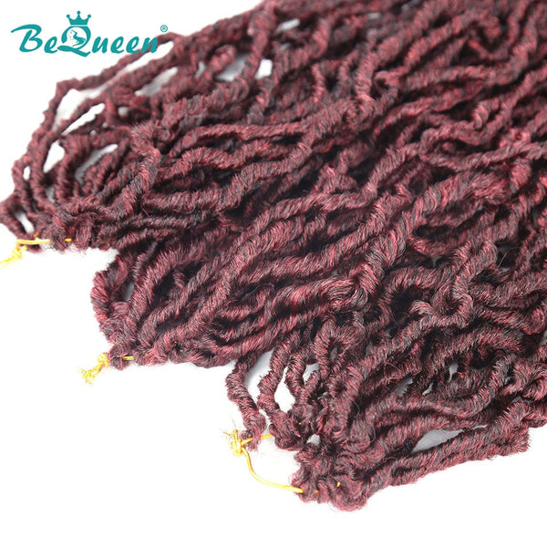 Bequeen Goddess Faux Locs par paquets de Couleur 100% Fibre synthétique Modèle Goddess