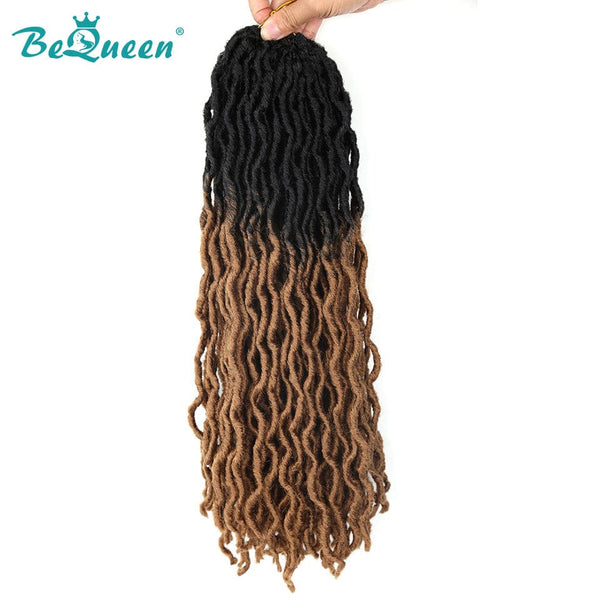 Bequeen Crochet Faux Locs par paquets de Couleur 100% Fibre synthétique Modèle Crochet