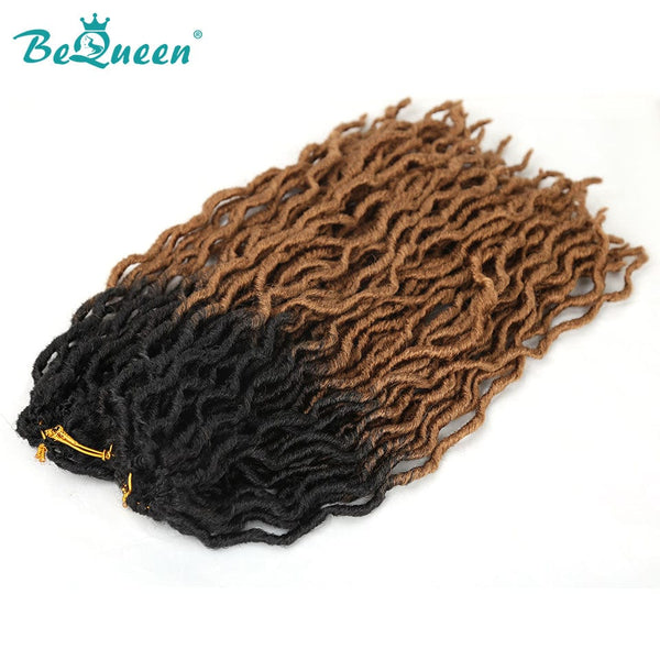 Bequeen Crochet Faux Locs par paquets de Couleur 100% Fibre synthétique Modèle Crochet