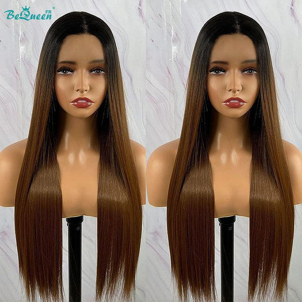 BeQueen "Hilary" Custom Wig Long Straight Ready to Wear Glueless Raw Hair 200% Density