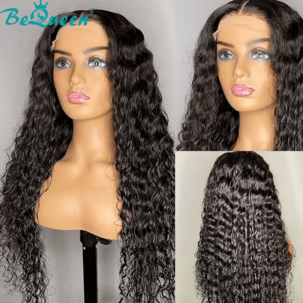 BeQueen 5x5 Lace Closure Wig 100% Human Hair 250% Density Best for Women with Dark Skin Tones