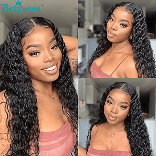 BeQueen 5x5 Lace Closure Wig 100% Human Hair 250% Density Best for Women with Dark Skin Tones