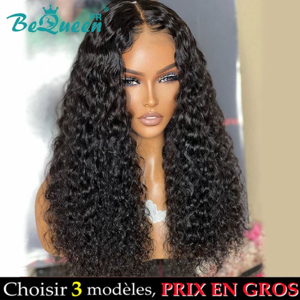 BeQueen "Alice" Perruque Longue Curly Wave avec Lace HD Closure Prix En Gros