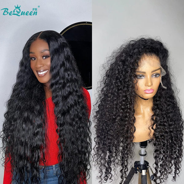 BeQueen "Jessie" Perruque Longue Deep Wave avec Lace HD Frontale