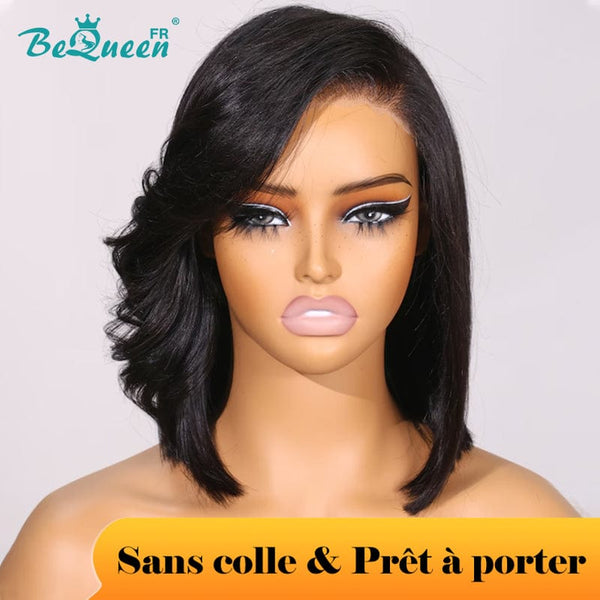 BeQueen “Kelly” Perruque Longue Lisse avec Lace Closure 5X5 Sans colle