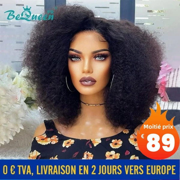 BeQueen Perücke „Addi“ T-Teil Afro Curly Wave in Frankreich 