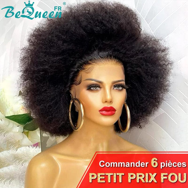 BeQueen Perruque “Addi” en Frontale Bob Petit Prix FOU